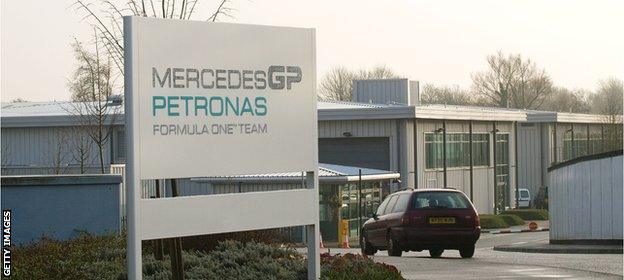 Mercedes HQ Brackley