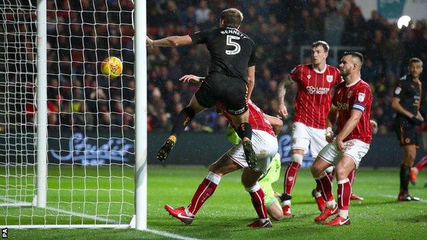 Ryan Bennett scores for Wolves