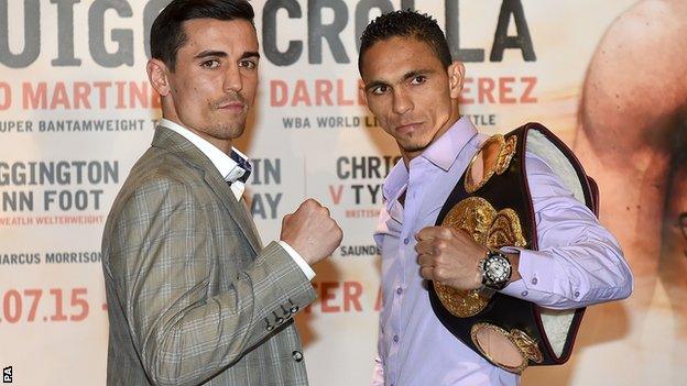 Anthony Crolla and Darleys Perez