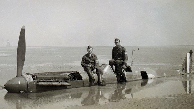 Calais beach 1940