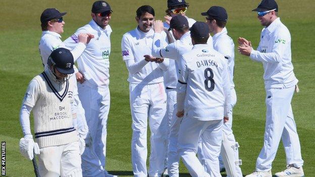 Hampshire celebrate