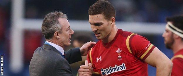 Rob Howley and George North