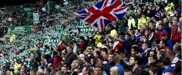 Celtic and Rangers fans