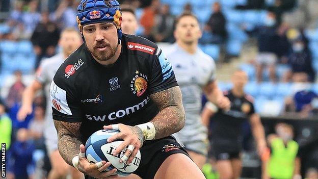 Jack Nowell scores for Exeter