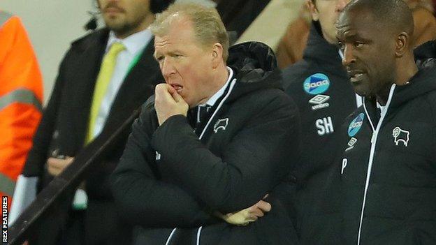 Steve McClaren (left) and Chris Powell