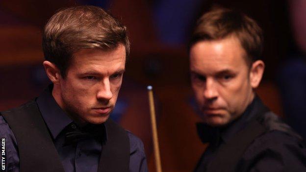 Jack Lisowski (left) and Ali Carter