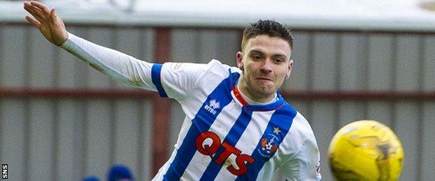 Kilmarnock midfielder Greg Kiltie