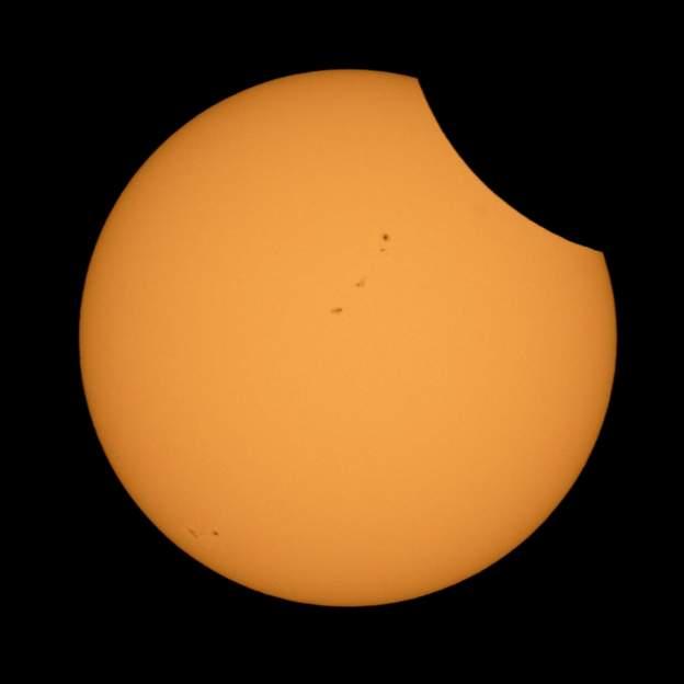 Partial solar eclipse