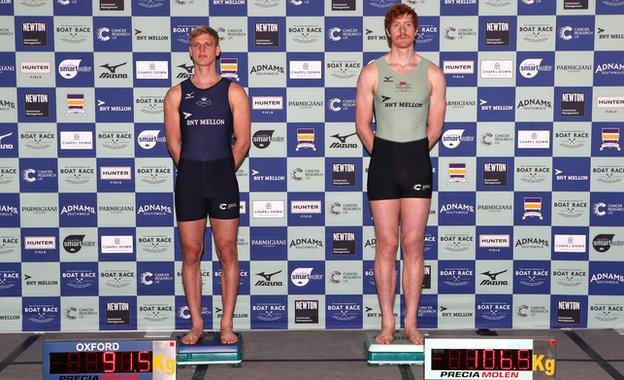 James Letten is the tallest man ever to row in the Boat Race