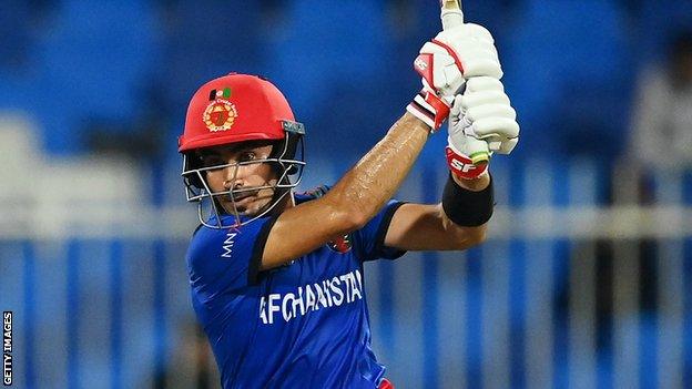 Rahmanullah Gurbaz bats for Afghanistan