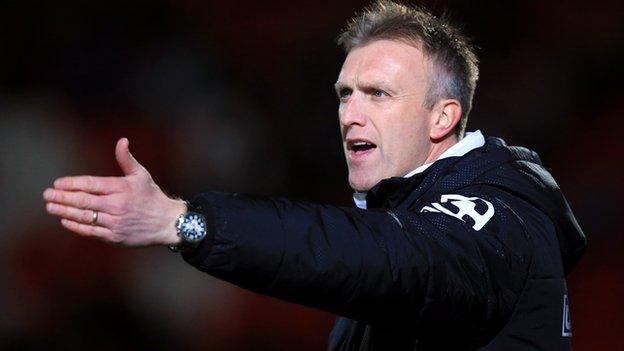 Crewe manager Steve Davis