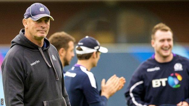 Scotland head coach Vern Cotter