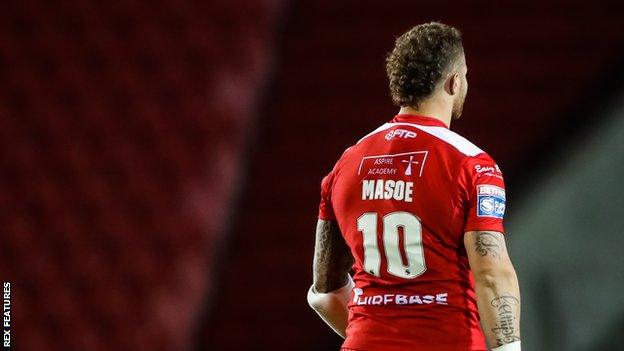 Hull KR's Korbin Sims wore a shirt honouring his former team-mate