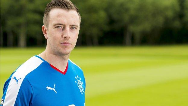 Danny Wilson checks in at Rangers