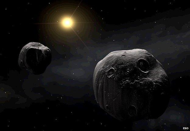 Binary asteroid