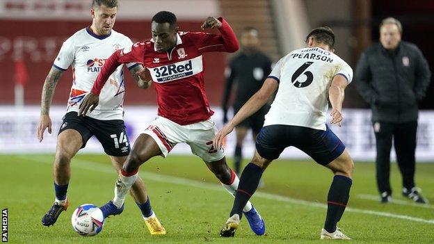 Marc Bola in action for Middlesbrough