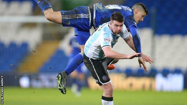 The Cardiff City Stadium pitch began to cut up badly in the FA Cup tie with Shrewsbury