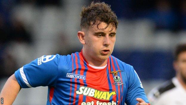 Inverness Caledonian Thistle winger Aaron Doran