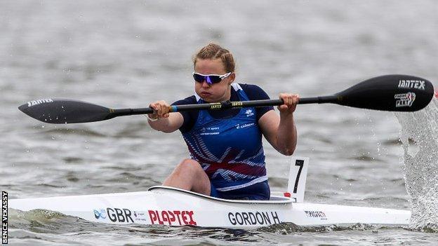 Para-canoeist Hope Gordon