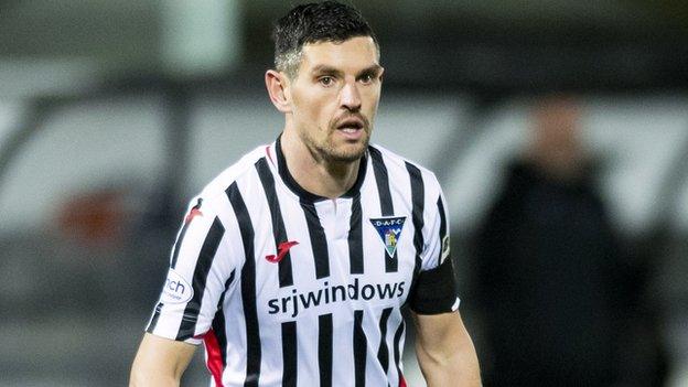 Graham Dorrans scored his first goal for Dunfermline