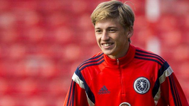 Scotland Under-21 midfielder Ryan Gauld