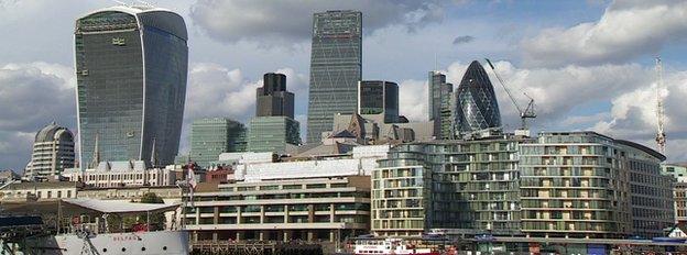 City of London skyline