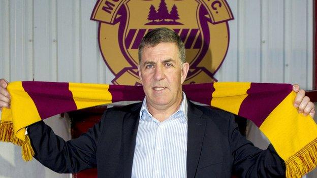 Motherwell manager Mark McGhee