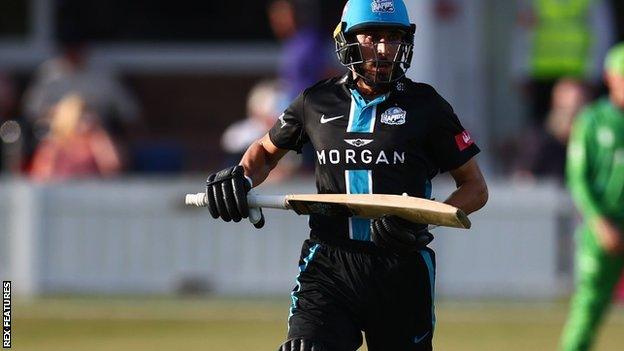 Kashif Ali made 140 runs for Worcestershire in six innings in this summer's T20 Blast