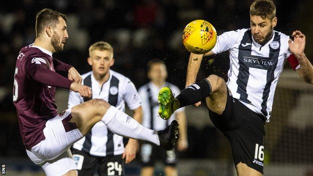 Hearts were condemned to Premiership bottom spot after losing to St Mirren in the SPFL's final fixture in March