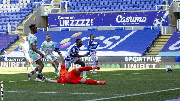 Jamal Lowe steered in Swansea's equaliser