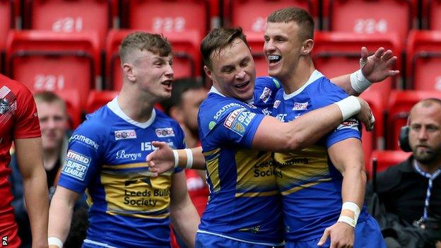 Leeds Rhinos celebrate