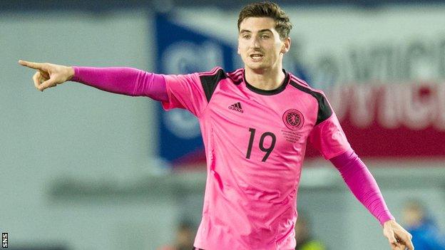 Kenny McLean made his Scotland debut in the 1-0 win over Czech Republic