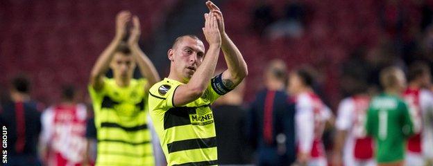 Celtic must make do without injured captain Scott Brown