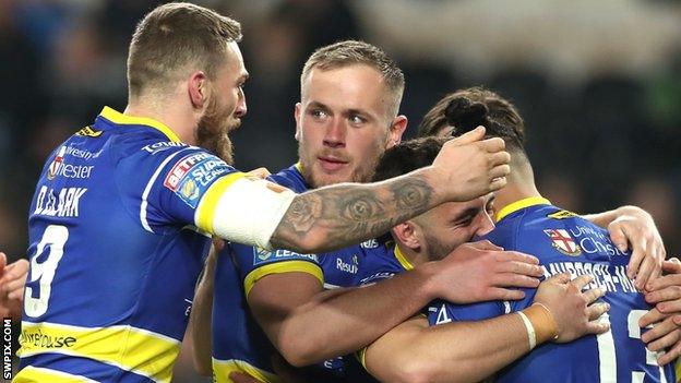 Warrington celebrate