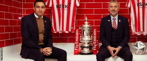 Liam Scully (left) and Roger Bates