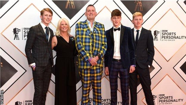 The Weir family at SPOTY