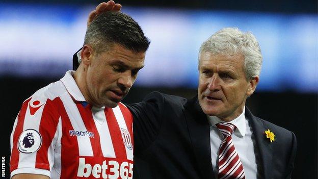 Mark Hughes and Jonathan Walters