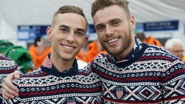 Adam Rippon and Gus Kenworthy