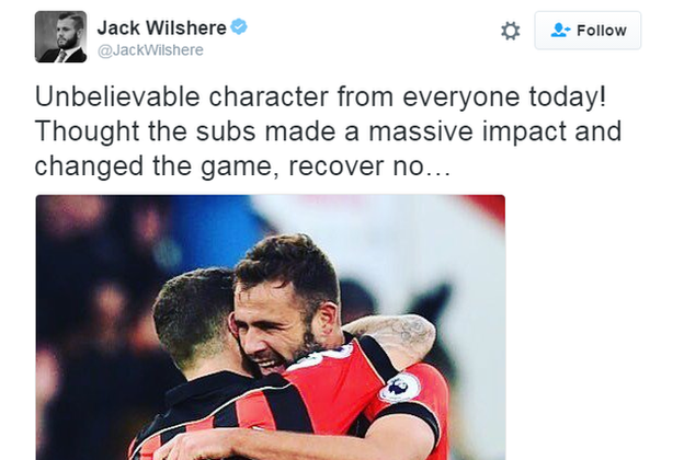 Jack Wilshere twitter