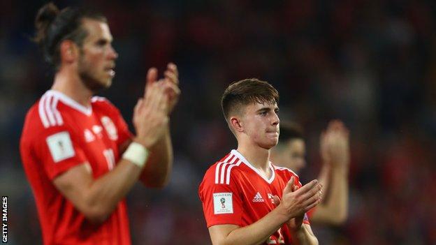 Gareth Bale and Ben Woodburn