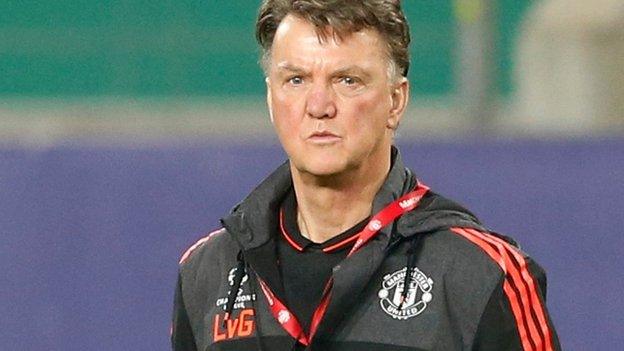 Manchester United manager Louis van Gaal