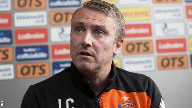 Kilmarnock manager Lee Clark