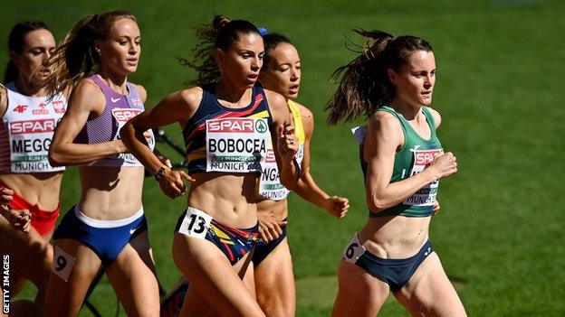 Ireland's Ciara Mageean was the front-runner in her 1500m heat in Munich