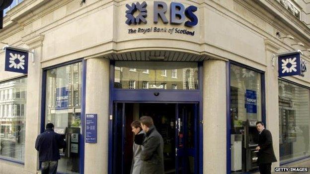 An RBS branch in Haymarket, London