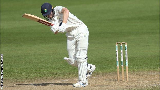 Nick Selman reached his half-century for Glamorgan in Taunton