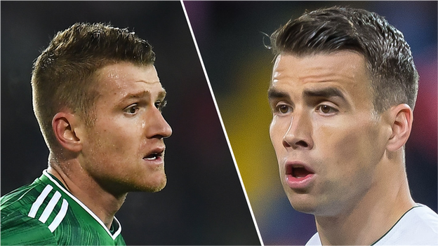 Steven Davis and Seamus Coleman