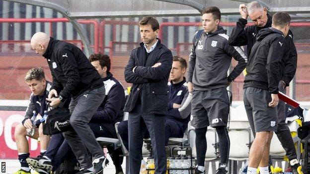 Dundee manager Neil McCann