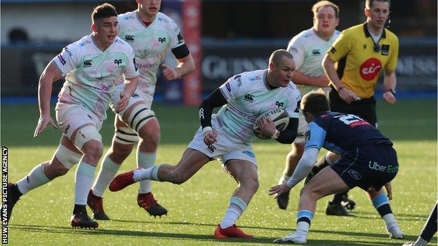 Hanno Dirksen made his Ospreys debut in an LV Cup defeat to Bath in November 2009