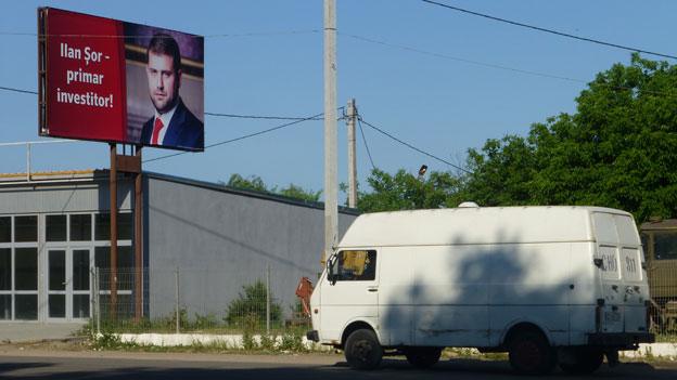 A Shor election campaign poster in Orhei