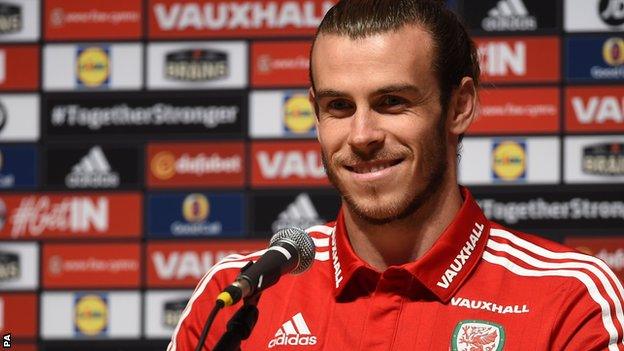 Wales forward Gareth Bale